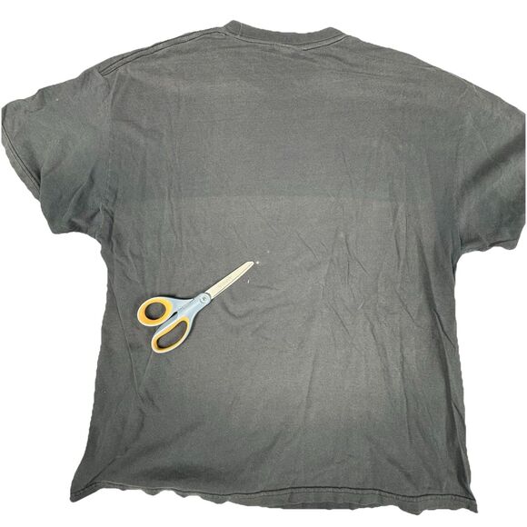 Vintage Y2K NASCAR Standard Issue Flame Tee XL Made in USA Grunge Distressed - Picture 5 of 7